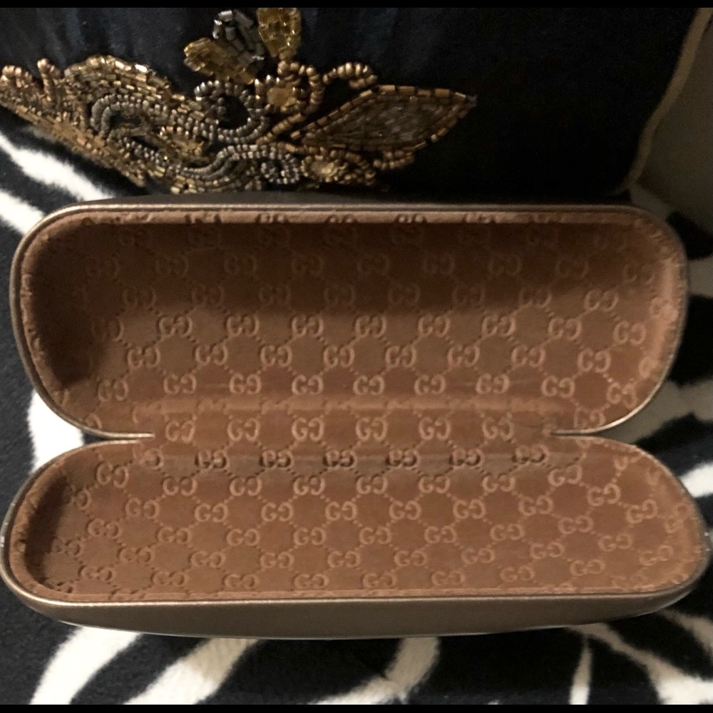 Authentic Gucci Glasses Case. Empty. Brown. - image 6